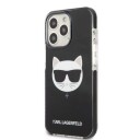 Karl Lagerfeld iPhone 13 Pro Max Deksel Choupette Svart Hardcase