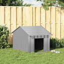  Hundehus Med Tak 83X130X85 cm Galvanisert Stål