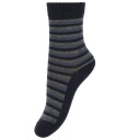 Minymo Sock W. Pattern (5-Pack) Grey 31-34