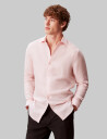 Calvin Klein Slim Ref Linen Bld Sld Pink 43