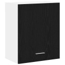 Sort Eik Hengende Skap 50x31x60 cm Laget av Konstruert Tre