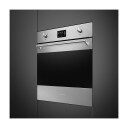 Smeg Classic 68L Elektrisk Integrert Stekeovn med Pyrolyse og Varmluft SOP6302S2PX