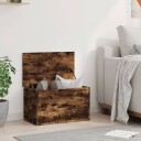  Oppbevaringsboks røkt eik 60x35x35 cm konstruert tre