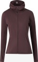 Áhkká   Hettegenser Power Fleece FZ Hoodie   Brun