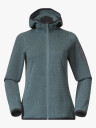 Bergans Kamphaug Knitted Hoodie Grønn XS