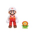Nintendo Super Mario Figur 10cm Mario m/ ildblomst