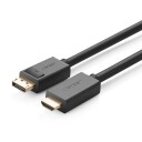 Ugreen DisplayPort for HDMI-kabel Premium (2m)