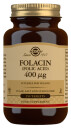 Solgar Folacin Folsyre 400 mcg 400 mcg 250 Tabletter