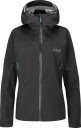 Rab Women's Downpour Plus 2.0 Jacket M, Black