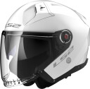 LS2 OF603 Infinity II Solid Jet hjelm XL Hvit