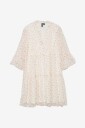 Vero Moda Kjole vmSmilla 3/4 Short Dress Wvn Hvit