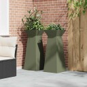  Plante Stativ Olivengrønn Metall 40 x 40 x 101 cm