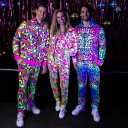 Boland Party Partners UV Street Art Grilldress Dame Kostyme Small 88640
