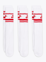 Nike Crew Essential Stripe Socks Rød L