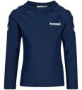 Hummel Hmljr Swim T Shirt L/S   Blue   122