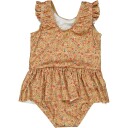 Wheat Swimsuit Diddi Small Porcelain Flowers (74 / 9 mnd)