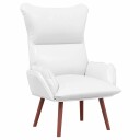  Avslappende stol Hvit 69 x 74 x 93 cm Kunstlær