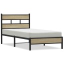 Sengeramme uten madrass sonoma eik 75x190 cm konstruert tre 8721158378330