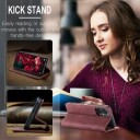 Xiaomi Redmi 13C 5G/Poco C65 Caseme 013 Series Lommebok-deksel Rød
