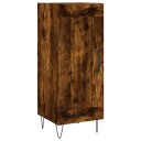 vidaXL Skjenk røkt eik 34,5x34x90 cm konstruert tre