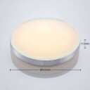 Lindby Emelie LED-taklampe, rund, 42 cm