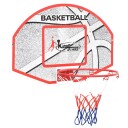 Veggmontert basketballsett 5 deler 66x44,5 cm