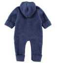 Engel Hooded Heldragt m. Knapper Blue Mélange 50-56