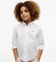 Tommy Hilfiger Flag Oxford Shirt Ls   White   110