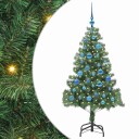  Juletre med 150 LED med stativ grønn 150 cm PVC