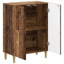 vidaXL Baderom Oppbevaringsskap DELFT Gammelt tre 59,5 x 31 x 80 cm