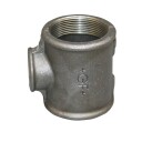 GF Bløtstøpt Sort T-rør 1 1/4" x 1" x 1 1/4" for Varmeinstallasjoner