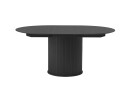 Gethin Spisebord 120 cm Rundt - Svart