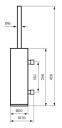 Tapwell TA220 toalettbørste Oksiderende Kobber