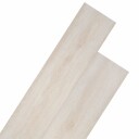  Gulvplanker 18 pcs Hvit 5,26 m² PVC