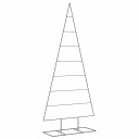  Juletre til dekorasjon metall svart 210 cm