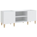  Plateskap hvit 121x38x48 cm konstruert tre