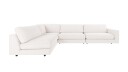 Rowico Home Duncan hjørnesofa åpen V Hvit Alice 101 345 x 216 x 78 cm Hvit