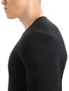 Icebreaker Mens 200 Oasis Ls Crewe Black XXL