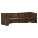  Vegghylle brun eik 100x35x30,5 cm konstruert tre