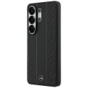 Mercedes Laurel Leaves Vertical Stripes MagSafe Case for Samsung Galaxy S26 Ultra Black