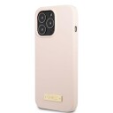Guess Hardt Etui Silikon Magsafe for iPhone 13 Pro Max Rosa