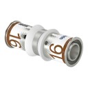 Uponor S Press Plus Rette Skjøtekobling 16x16 mm for Gulvvarme og Vannsystemer