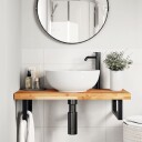  Plate til baderomsskap med finish 100x40x4 cm heltre akasie