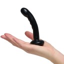 Tantus Compact Silikon Dildo 13 cm     - Svart
