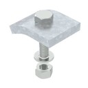 10 par Klemvinkel 60x50 Med sekskantskrue h = 10 mm KWS 10 FT varmgalvanisert