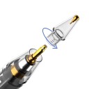 Tech-Protect-pennespisser, 4-pakning med erstatningsspisser til Apple Pencil Gjennomsiktige