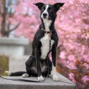 Tyylivoitto Classy Hundehalsbånd Stor Modell Svart (M)