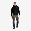 Revolutionrace Herre Overdeler Fleece & midlayers Hiker Fleece Hoodie Herre Black XS
