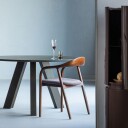 Spisebord Rhonda 129 cm rundt - Mellombrun