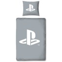Licens Playstation sengetøy 140x200cm PS 5 sengesett 2 i 1 design 100% bomull